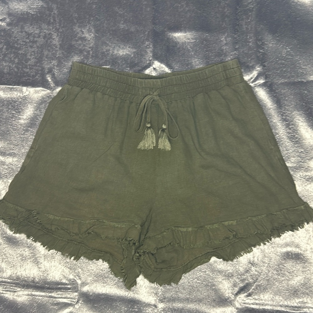 Linen shorts